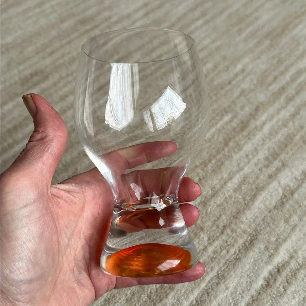 Vintage Set of 4 Colony Calypso Multi Color Drinking Glasses - Cocktail Tumblers